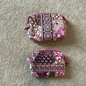Vera Bradley Med & Small cosmetic bags